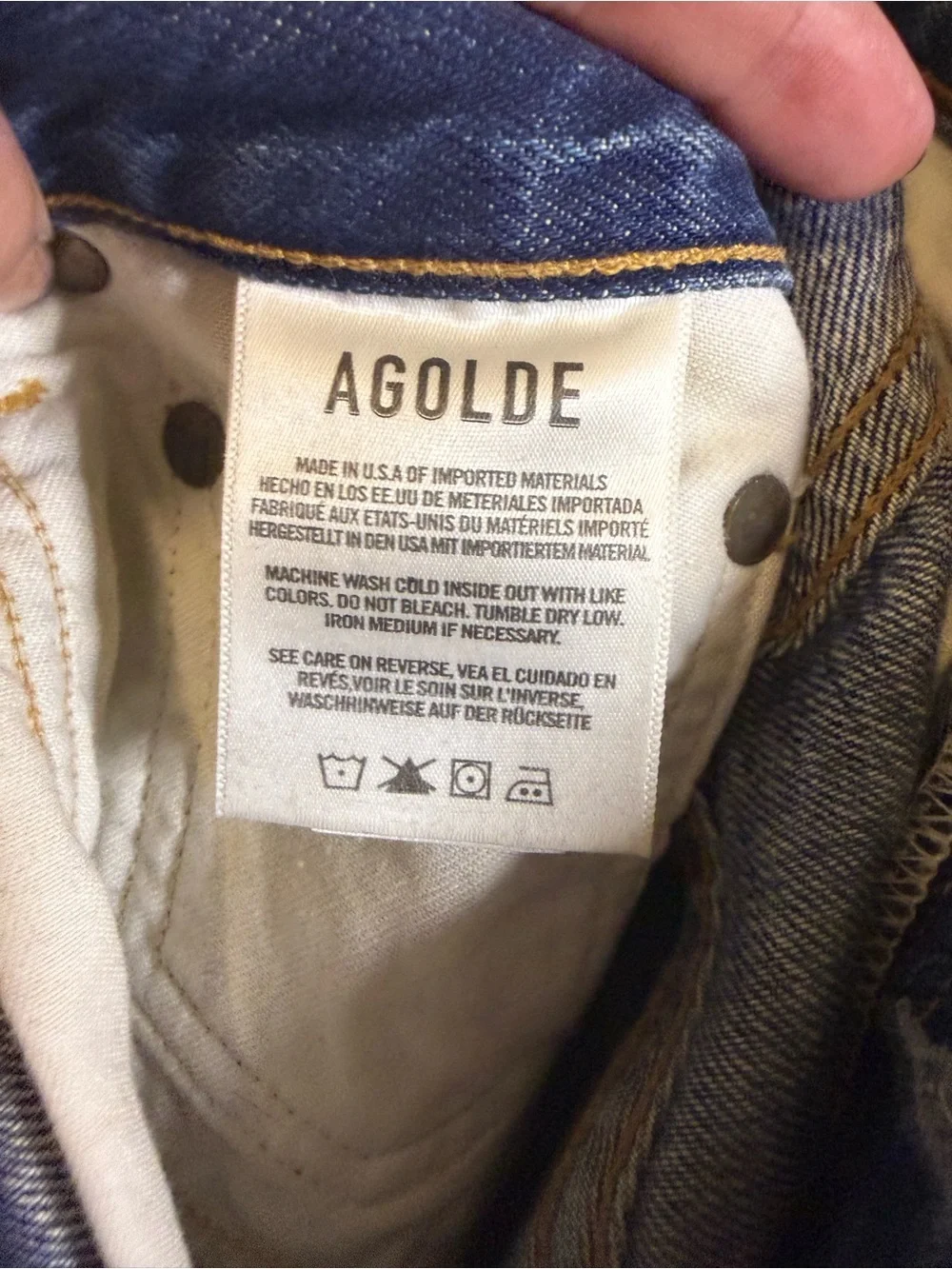 AGOLDE Jamie High-Rise Classic Jeans size 25